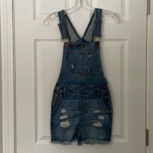 SO vintage stretch mom short overall XS (fits like a girls 12)